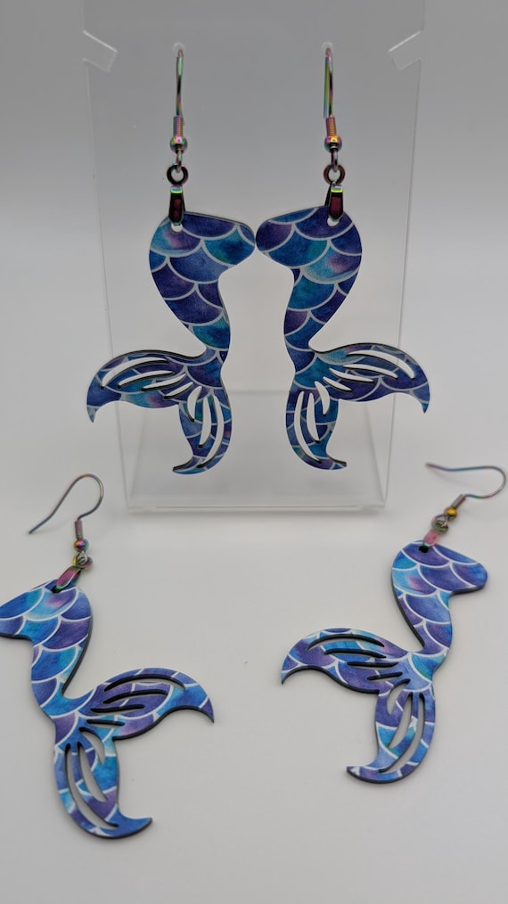 Mermaid Tail Earrings
