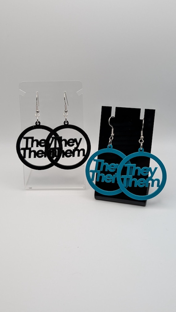 They/Them Pronoun Earrings