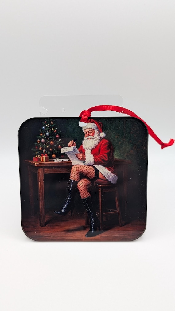 Santa's Naughty List Ornament
