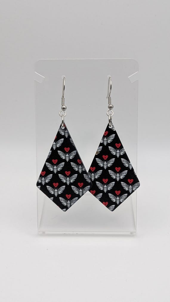 Death Head Moth Earrings