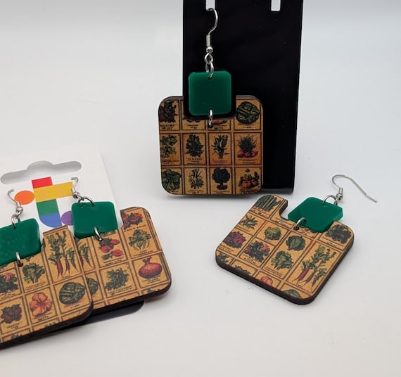 Seed Packet Earrings