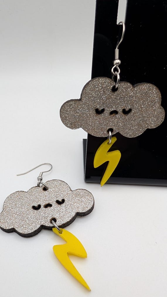 Sad Cloud Earrings