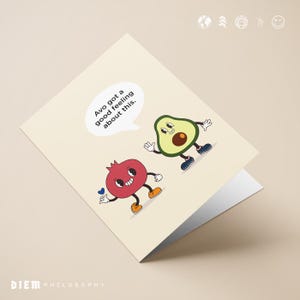 Ik heb een goed gevoel-wenskaart | Armeense wenskaart | Origineel ontwerp | Grappige kaart