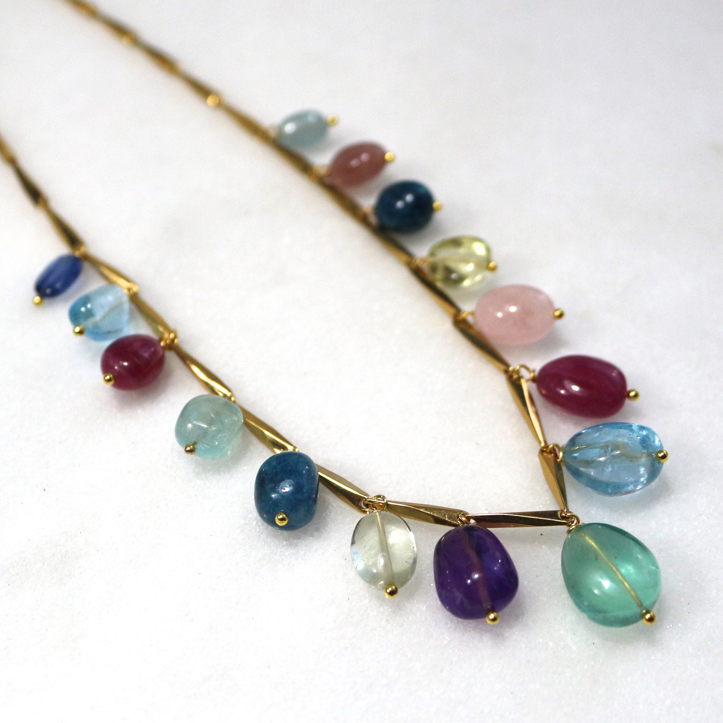 Gemstone Charm Necklace