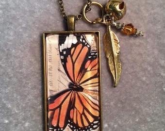 Butterflies are Free necklace