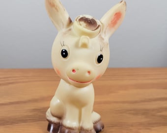 Vintage…sun Rubber Co… Donkey Toy…1961 - Etsy