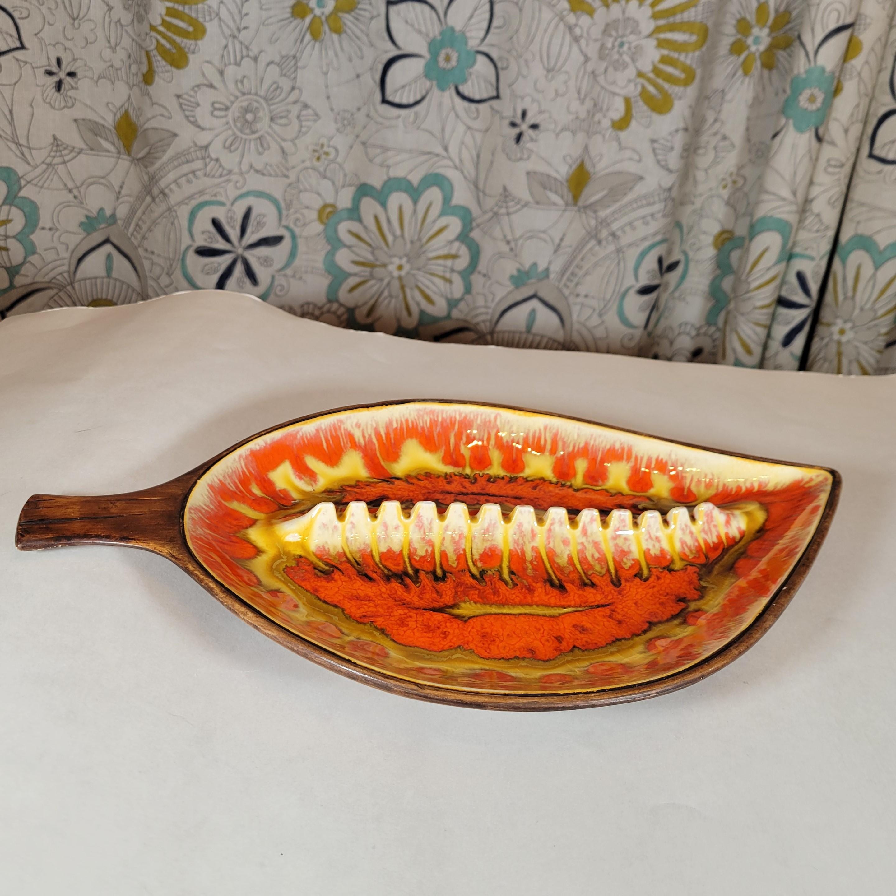お買得】 1963 CRAFT TREASURE by 27 No ASHTRAY LEAF MCM お買得】 1963 CRAFT TREASURE by 27 No ASHTRAY LEAF MCM