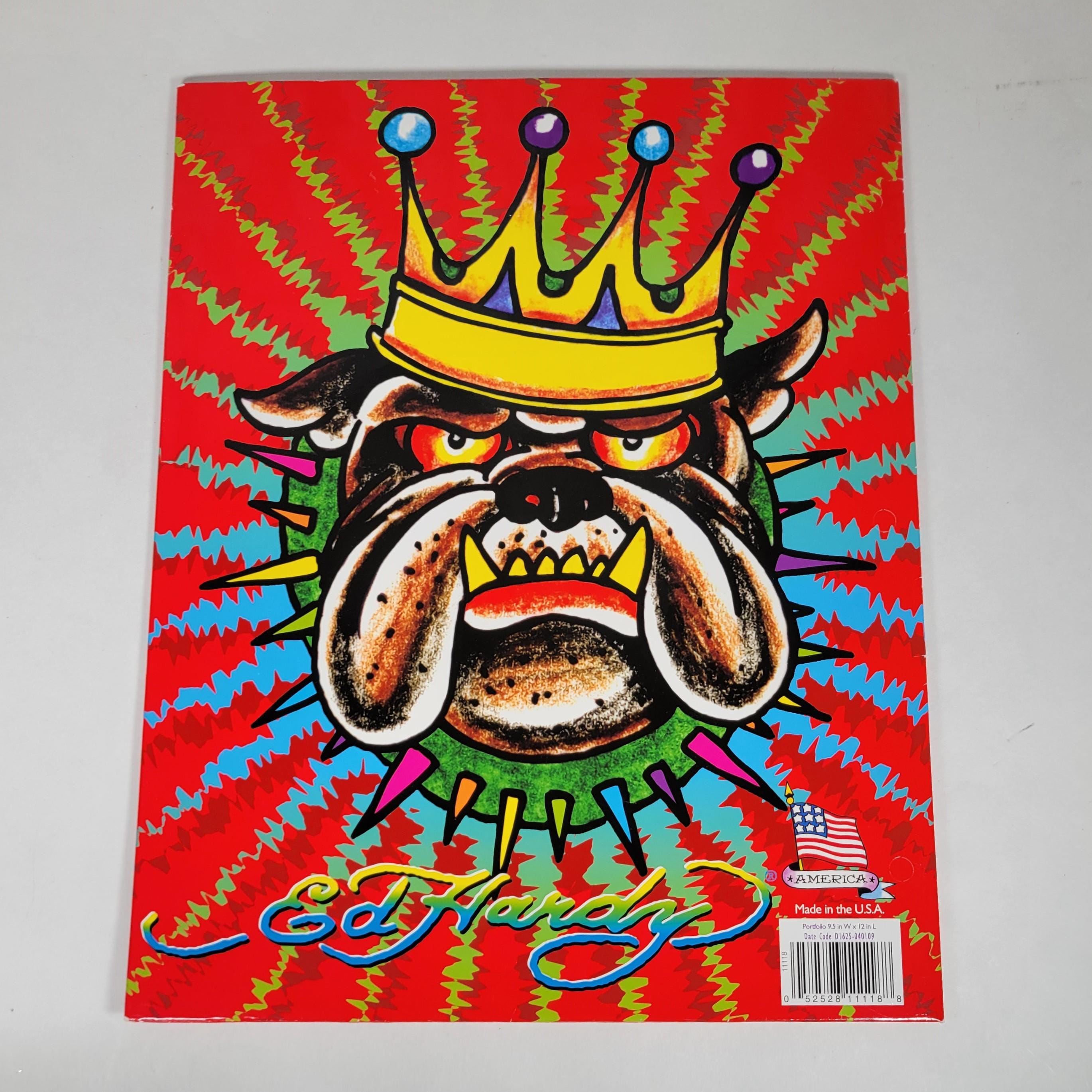 Ed Hardy Yellow Box with Bulldog Graphic with Swarovski crystals This is it!!!! The result of holidays. Finished two orders  main image 3