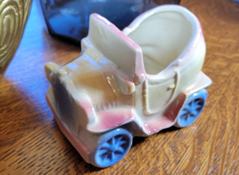 Retro Kitsch Pottery Car Planter Ceramic Car Pastel Colors Etsy
