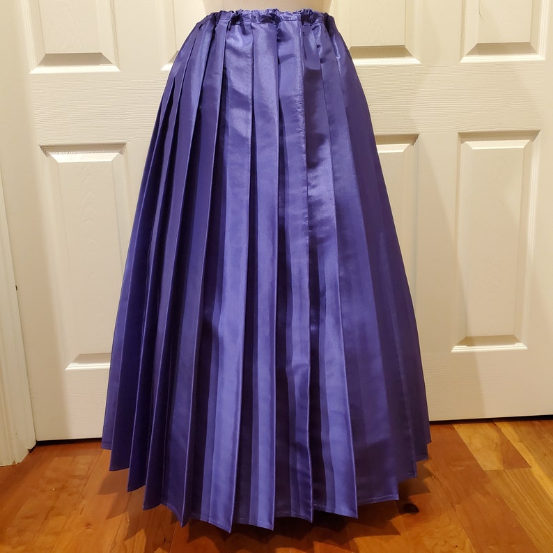 Royal Purple Pleat Brigade Skirt One Size Fits All image 1