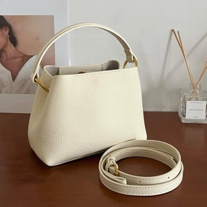 Kleine Leder Top Griff Tasche, weiche Rindsleder Handtasche, Damen Schulter Geldbörse