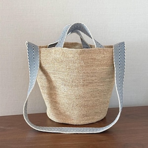 Raffia Henkeltasche, Handtasche aus gewebtem Stroh, Damen Umhängetasche, Crossbody Handtasche