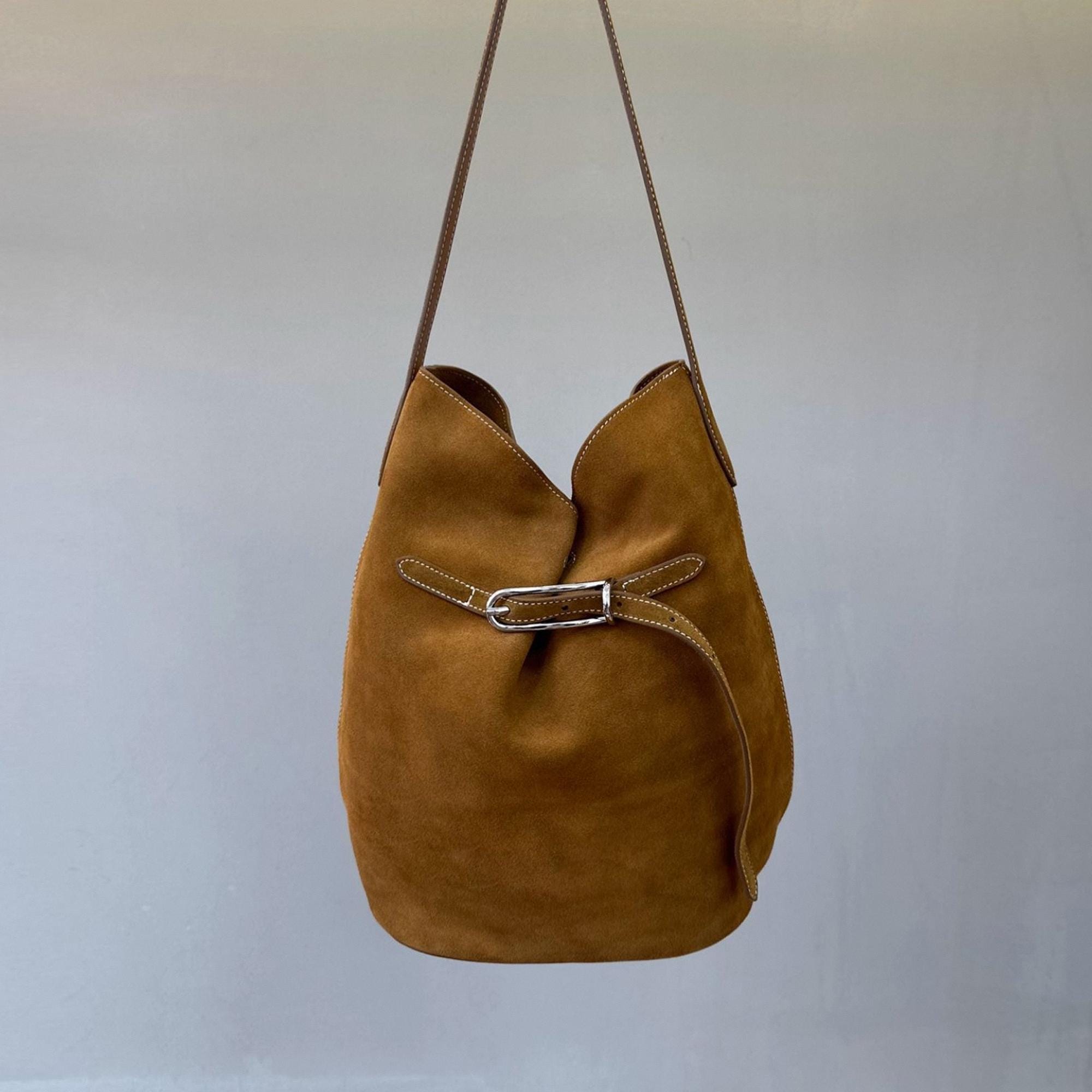 LITTLE LIFFNER ソフトハンドルバッグ レザー キャメル新品タグ付き LITTLE LIFFNER ソフトハンドルバッグ レザー キャメル新品タグ付きの