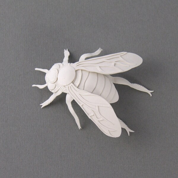 Bee Miniature Paper Sculpture