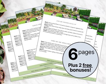 Backyard Decluttering Guide, Home Organization, Spring Cleaning, Decluttering Printable, Decluttering Planner, Decluttering Tips