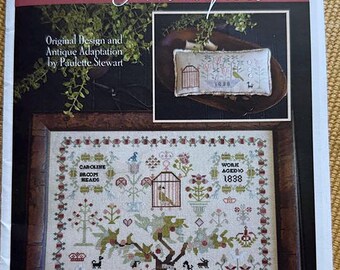 Caroline Broomhead 1838 Plum Street Antiques by Paulette Stewart, counted cross stitch pattern, new unused in package