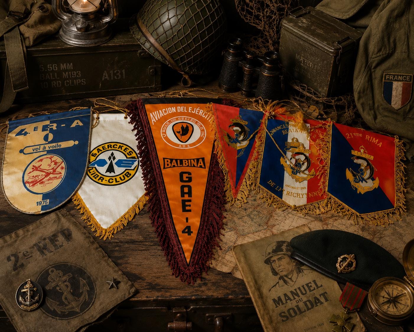Vintage Military Pennant - Etsy