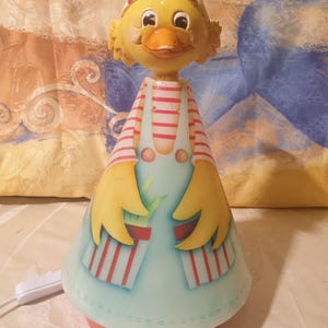 Pretty chicken night light lamp for children&#39;s room Creation l Oiseau Bateau