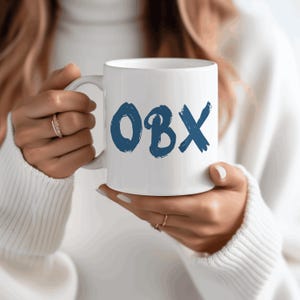 The OBX Mug or Libbey Tumbler  - Outer Banks Gift - Outer Banks Fans - GameDay Grinds - (11/15oz Mugs, 16oz Tumbler)