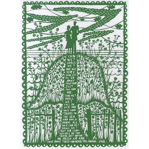 Can We Shall We  Forest Green Lasercut