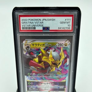 Pokepours Slab Stand + Graded Giratina Vstar (111/172