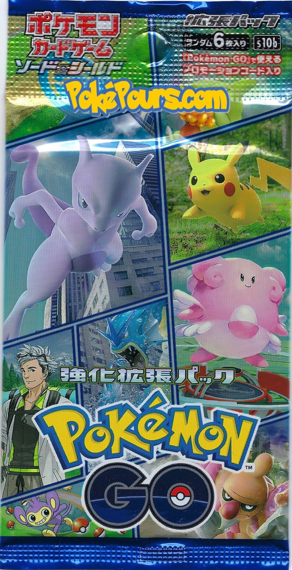 Pokmon Pokemon Go [s10b] - Japanese Booster Pack + Pokepours Secure  Shipper - Etsy