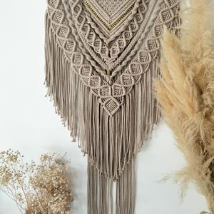 Boho macrame wall hanging