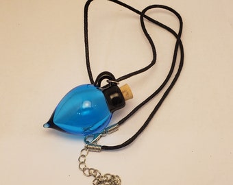 Handmade Lampwork Glass Focal Pendant Handblown Vessel by Jessica Powers SRA