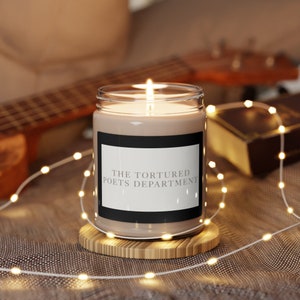 The tortured poets department Scented Soy Candle, 9 oz image 1