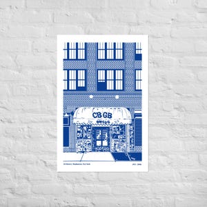 CBGB Poster Wall Art