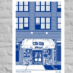 CBGB Wall Poster Digital Download
