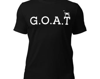G.O.A.T. Greatest of all Time Unisex Graphic Tee Athletic Fit