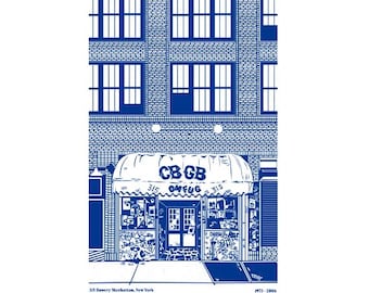 CBGB Wall Poster Digital Download