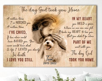 The Day God Took You Home Poem | Etsy