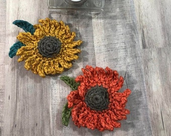 Scented Crochet Sunflower Pattern: Fall Sachet Decor (PDF Pattern)