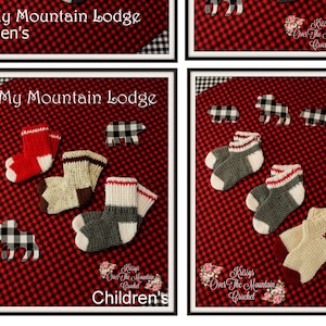 Lumberjack Crochet Socks Pattern: All Sizes Ebook