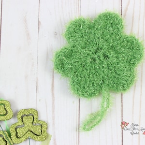 Shamrock Scrubby Crochet Pattern: St. Patrick&#39;s Day Kitchen Decor (PDF Pattern)