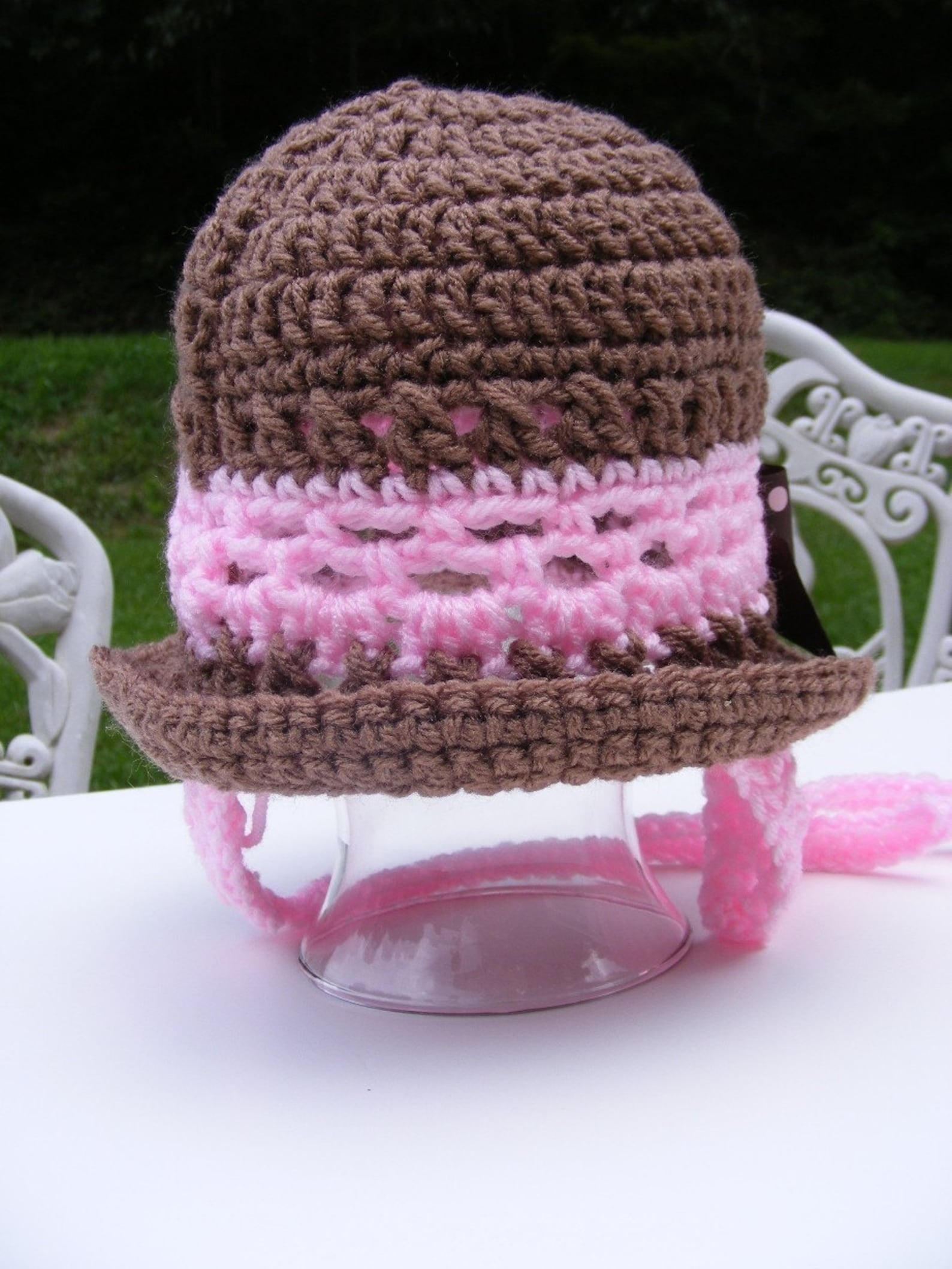 Crochet Pattern Earflap Hat Rolled Brim 12 Mo Thru Adult Etsy