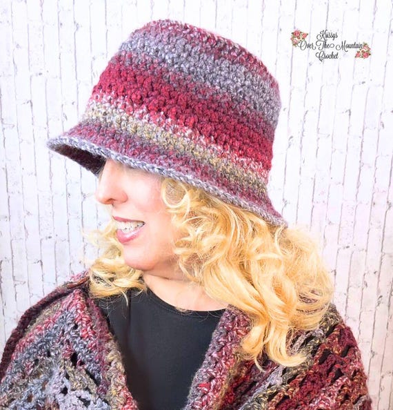 Stylish Burgundy and Gray Crochet Hat Nollia Soft Knit Solid Color Beanie, Chic, and Lightweight  main image 3
