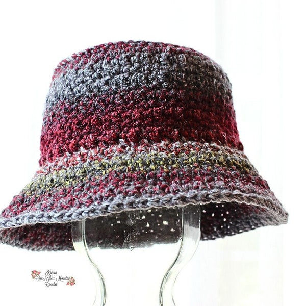 Chunky Yarn Bucket Hat Crochet Pattern - Instant Download Beginner-Friendly - Trending Fall & Winter Fashion