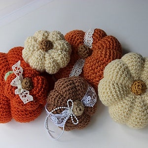 Small Pumpkin Crochet Pattern Pumpkin Patterns 3 Patterns Easy Photo Tutorial KrissysOverTheMountainCrochet image 7