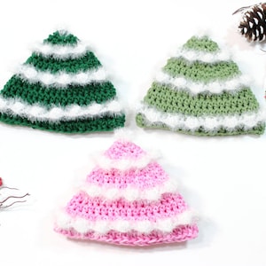 Crochet Christmas Tree Dishcloth Scrubby Pattern (PDF Pattern)