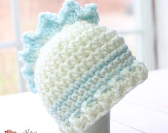 Fast To Crochet Preemie Dinosaur Hat Pattern - NICU Newborn Sizes - Micro Preemie - Caring Compassionate Gift Idea - Tiny Baby Toque