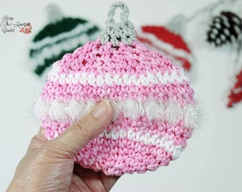 Dishcloth Scrubby Crochet Pattern - Christmas Ornament Pot Scrubber - Quick And Fun - Friendship Gift - Kitchen Cleaning Cloth - Bathroom