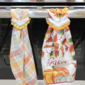 Pumpkin Towel Topper Crochet Pattern: Farmhouse Fall Decor (PDF Pattern)
