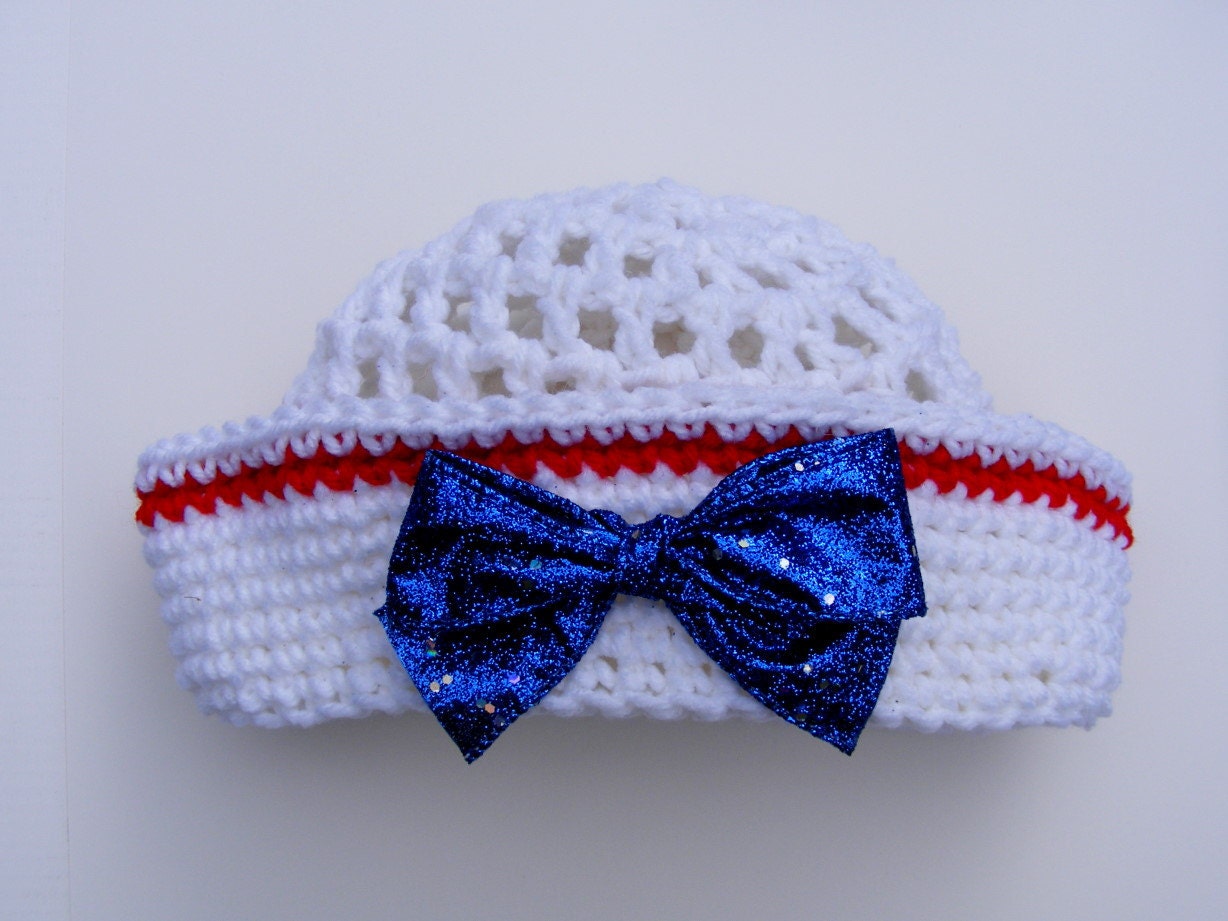 Crochet Sailor Hat Crochet Hat Patterns Easy 8 Sizes Etsy