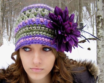 Crochet Hat Pattern Flapper Cloche - Preemie Baby to Adult - Vintage Inspired - Instant Download - No.19