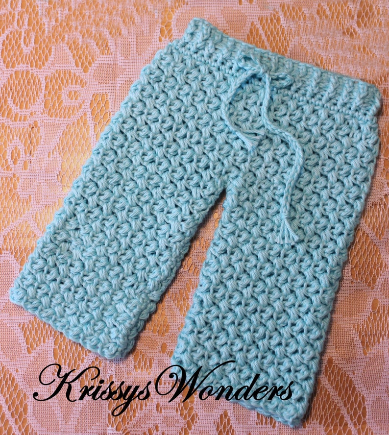 Pixie Hat Crochet Pants Pattern Lil Boy Blue preemie NB 3 mo KrissysWonders Crochet Hat Pattern Bonnet