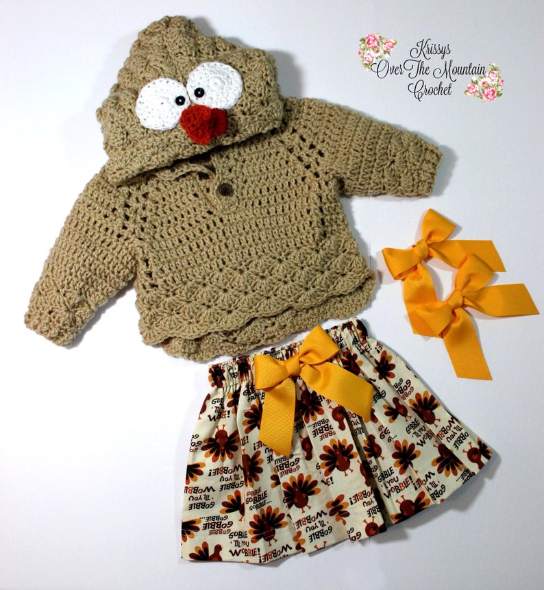 Childs Sweater Crochet Pattern  Multi Stitch  Lace Details  image 4