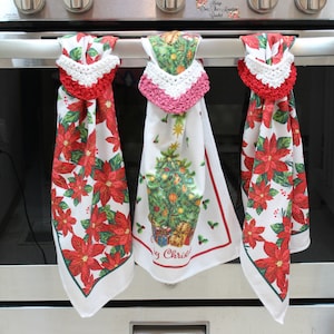 Christmas Towel Topper Crochet Pattern: Festive Home Decor (PDF Pattern)